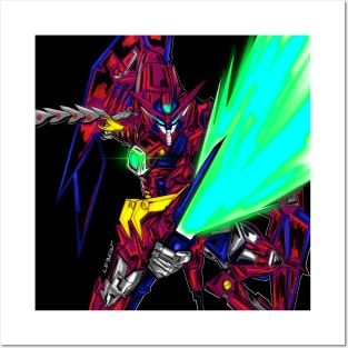 gundam epyon in gunpla wing anime ecopop mecha art Posters and Art